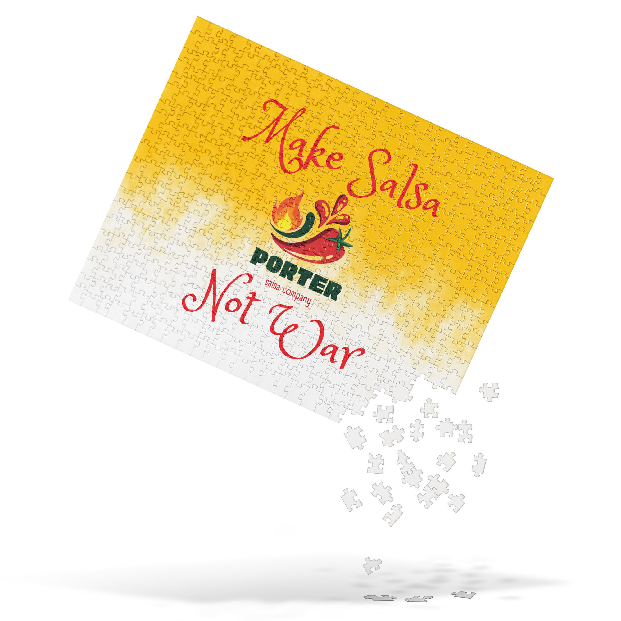 Make Salsa Not War Jigsaw puzzle