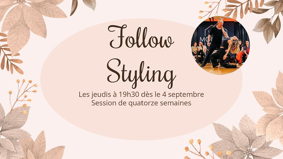 Studio Sonya Dance - Follow Styling