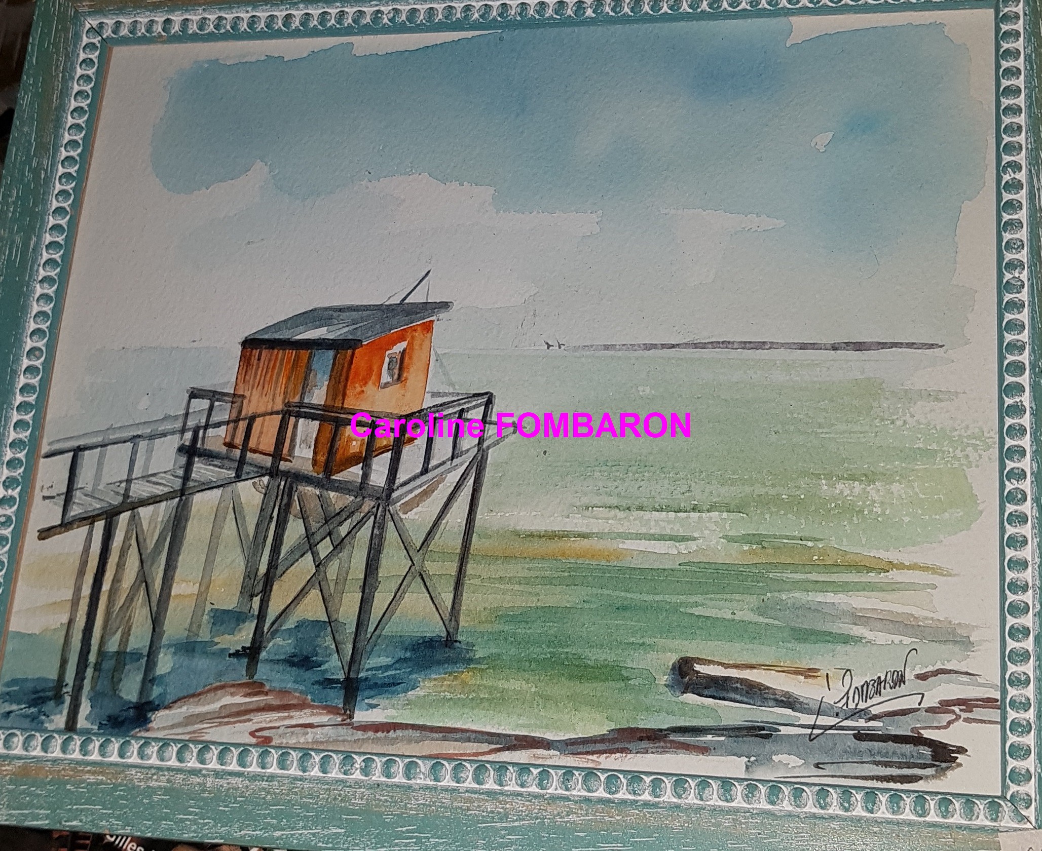 Le petit Carrelet aquarelle