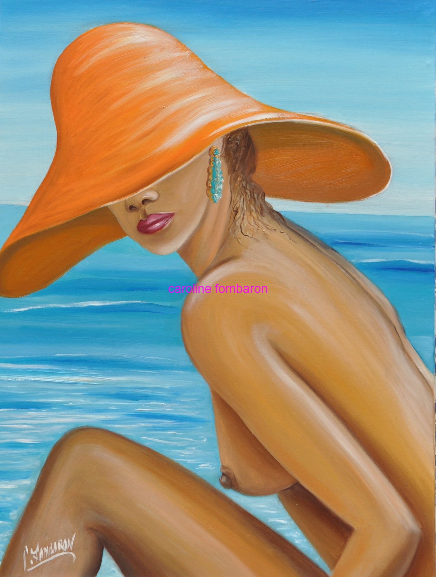 Femme à la plage