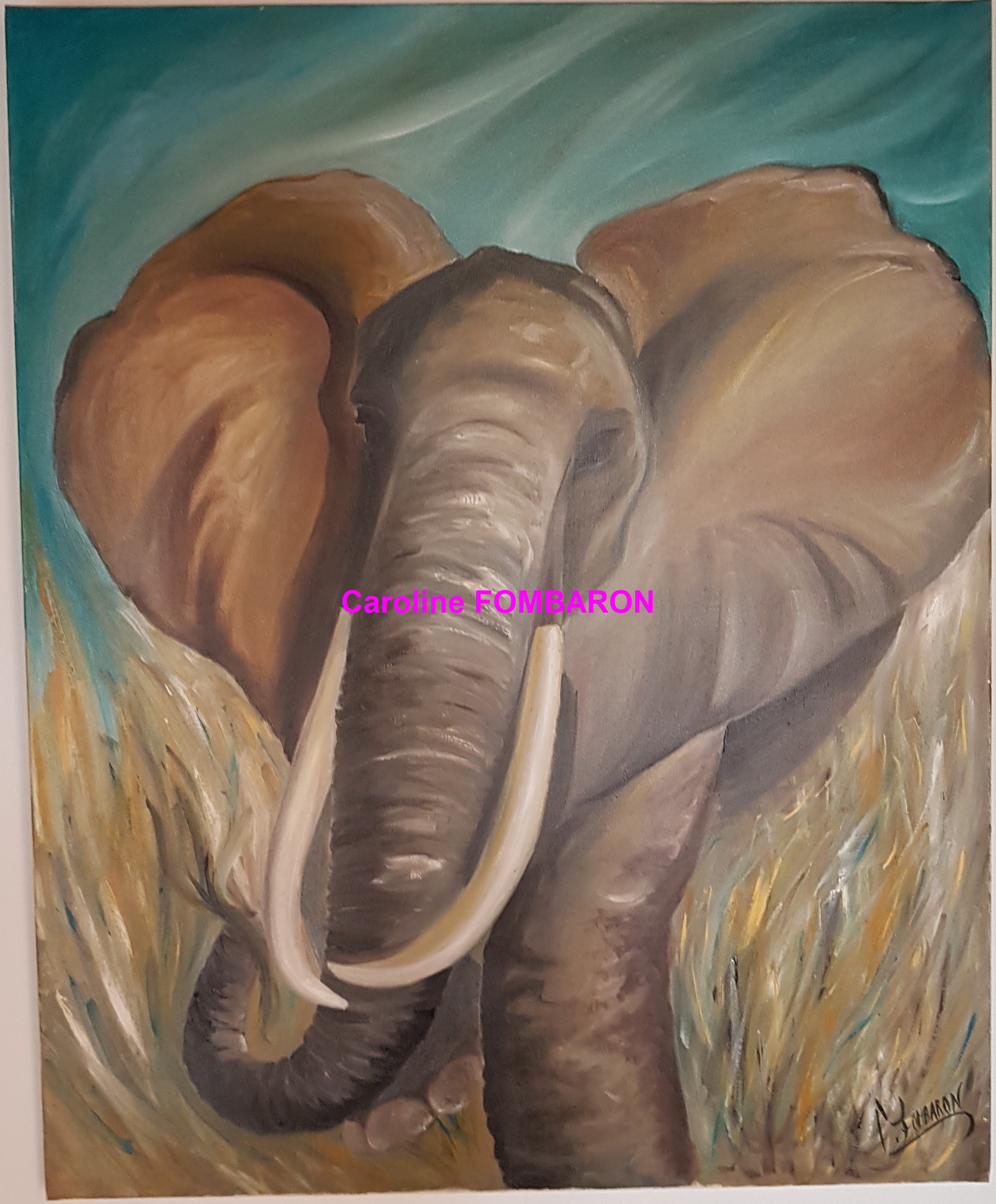 L'éléphant en colère