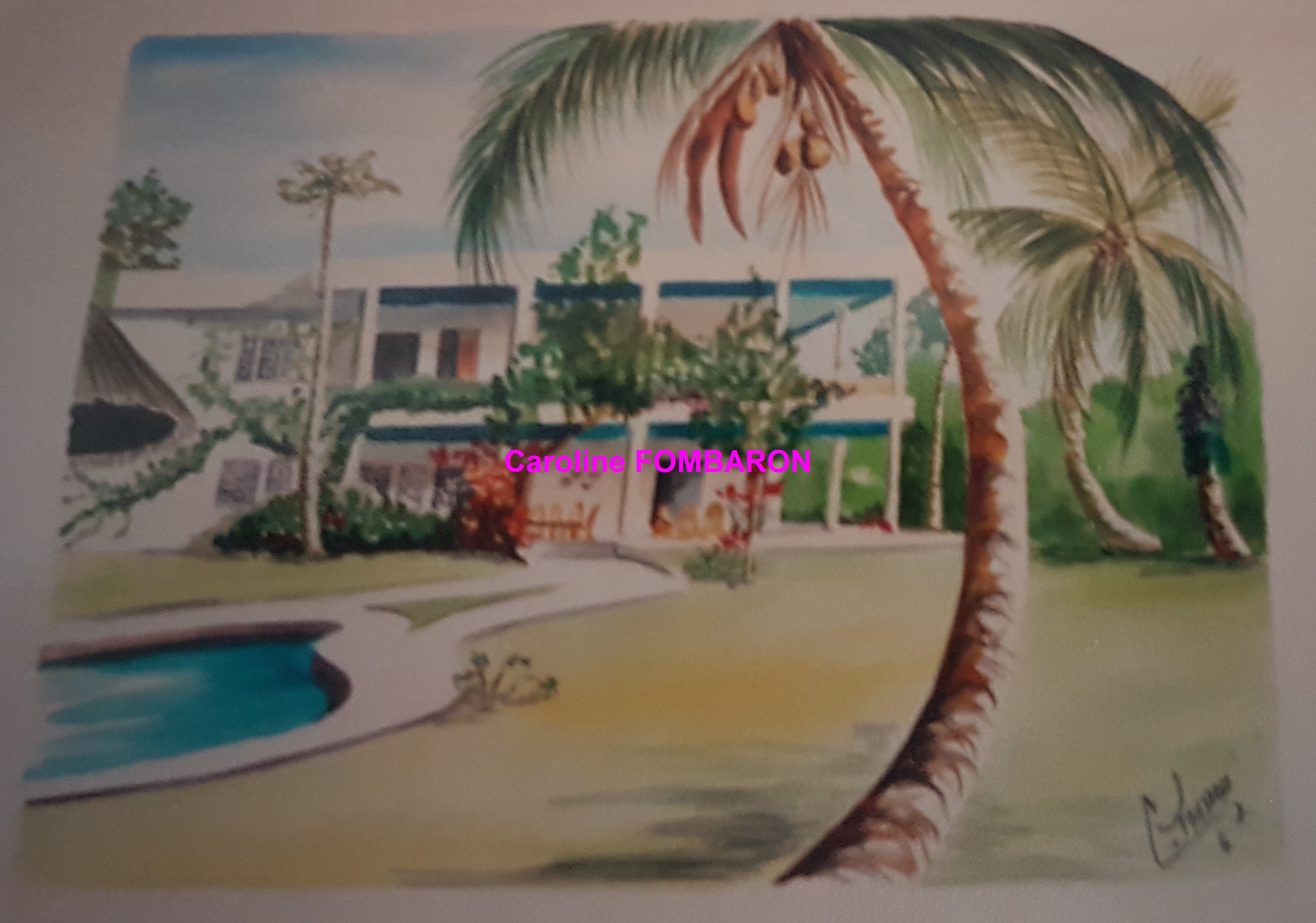 Abidjan aquarelle