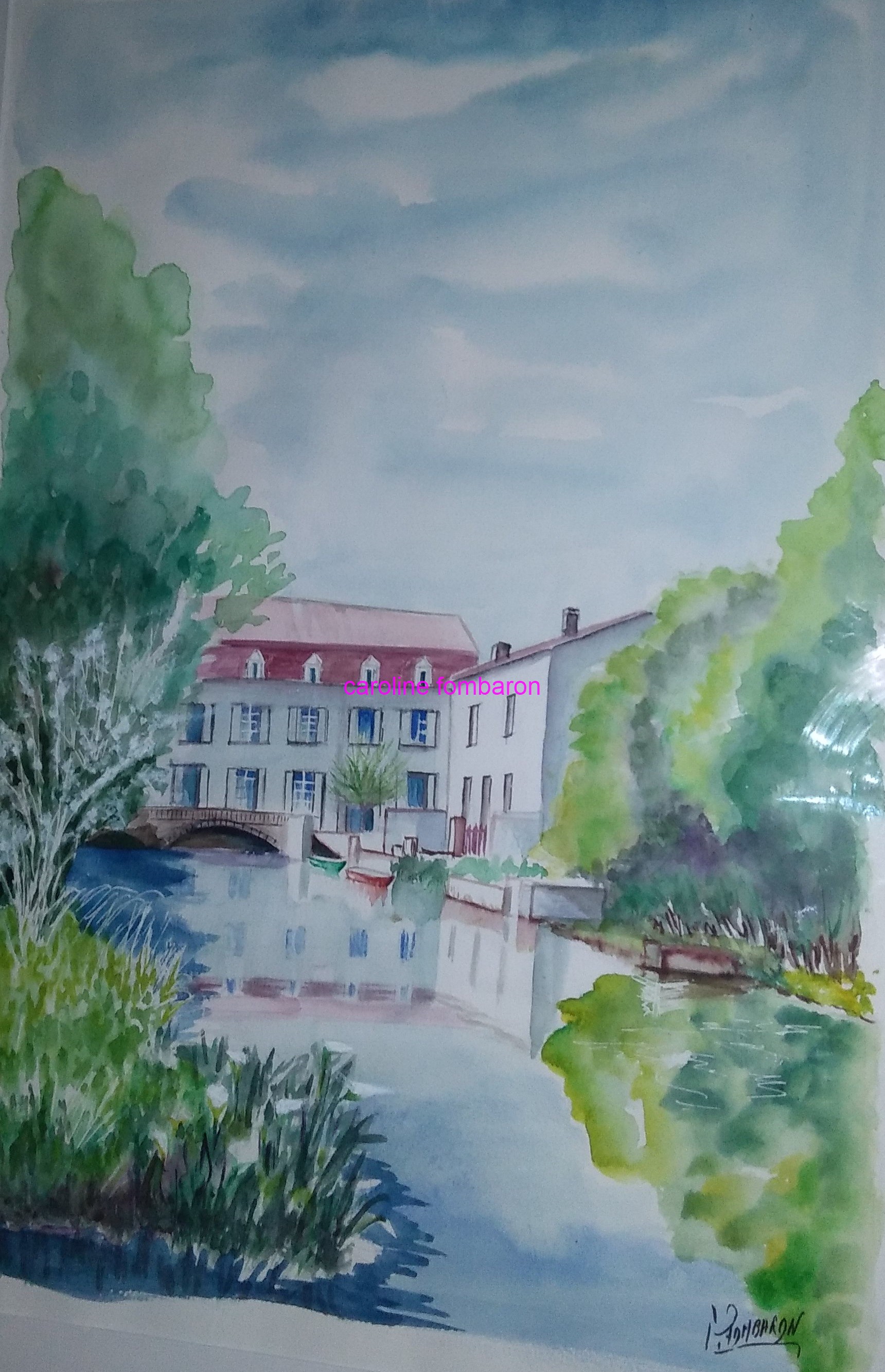 Moulin de Bassac (aquarelle)