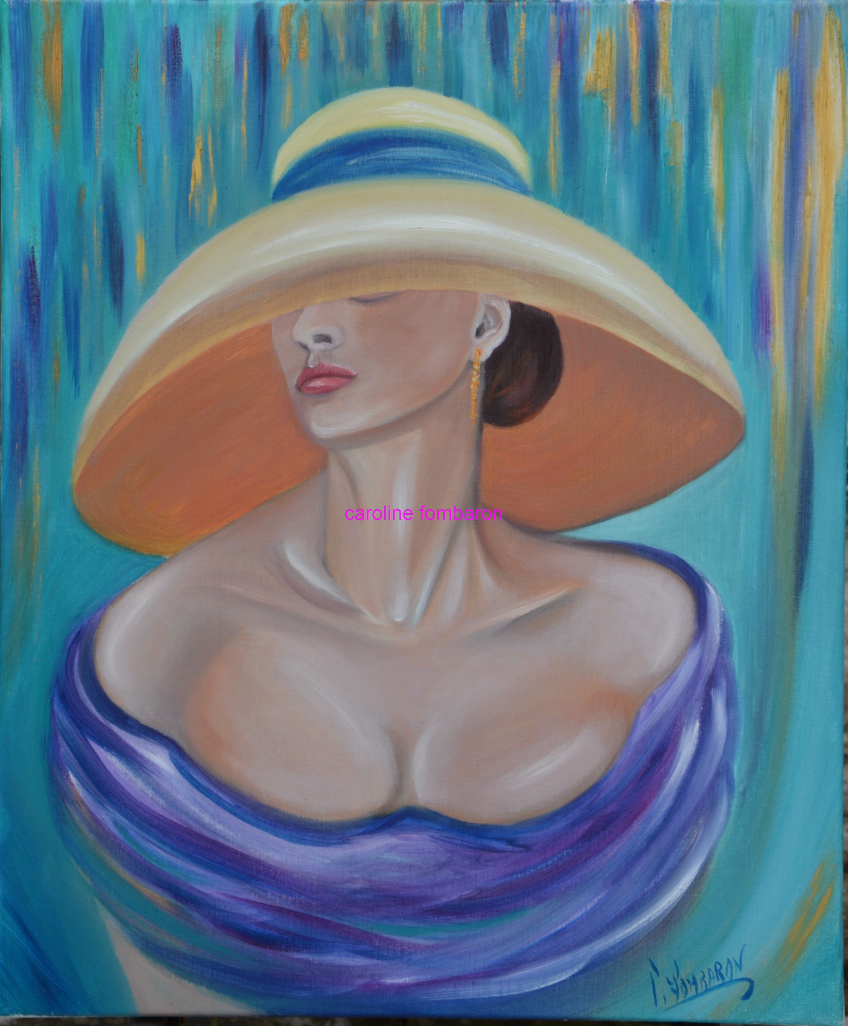Femme au décolleté