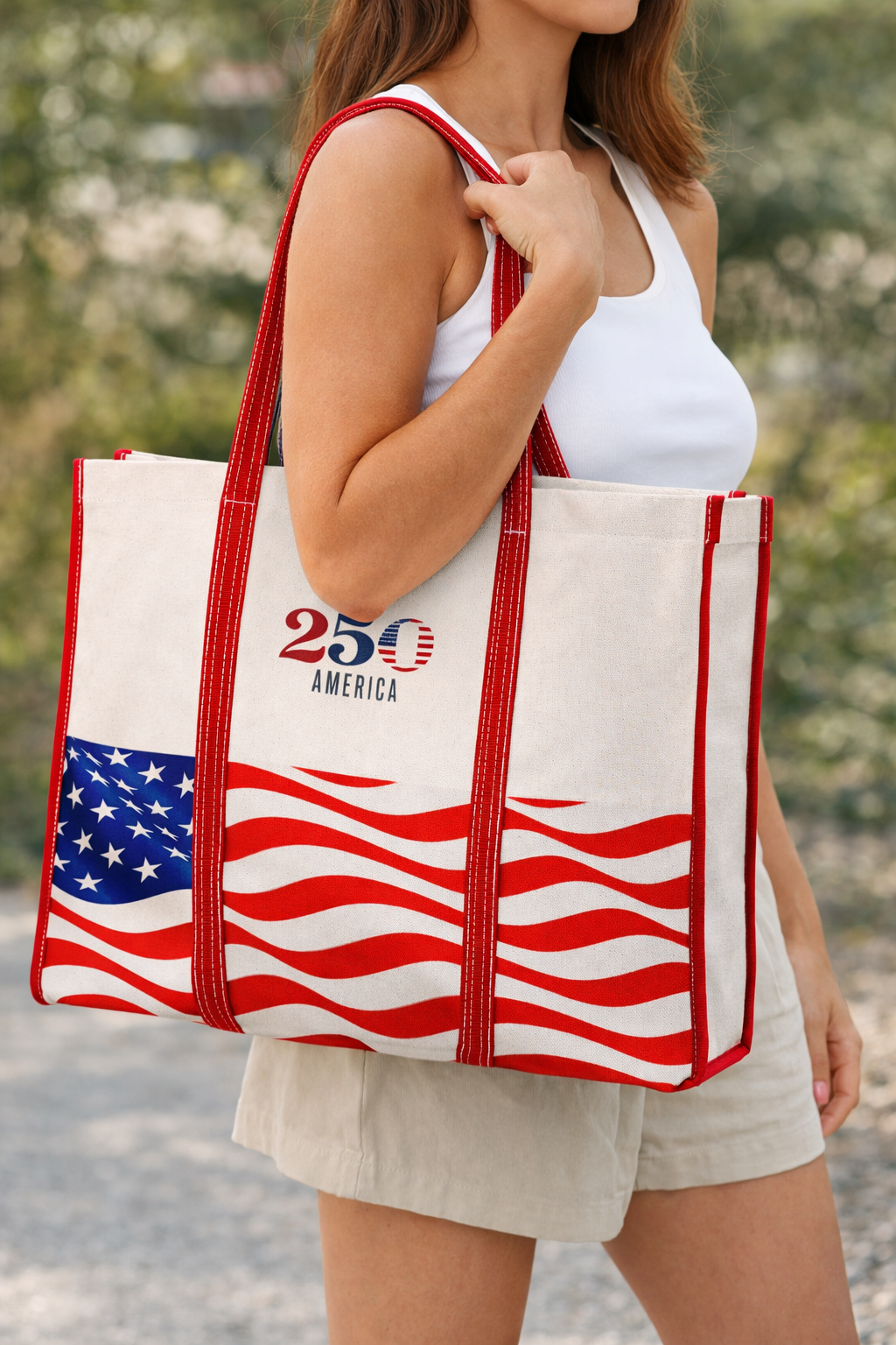 250th Denim Wrap Around Tote