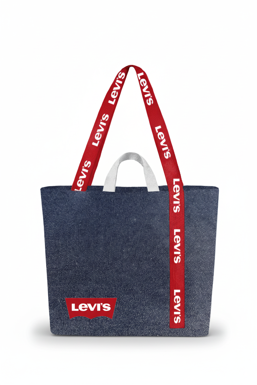 Thumbnail: Denim MonoStrap Tote Bag