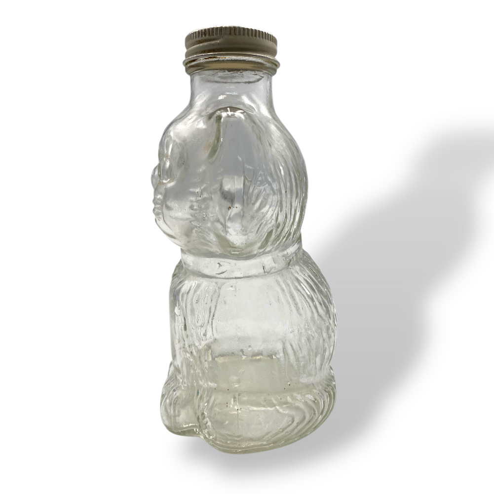 side view of Grapette Glass Syrup kitty bottle