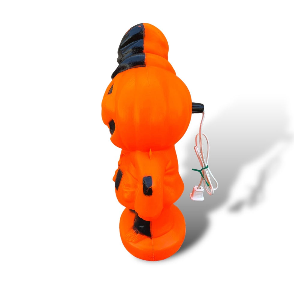 Side view of Empire 1969 Jack O’ Lantern Blow Mold
