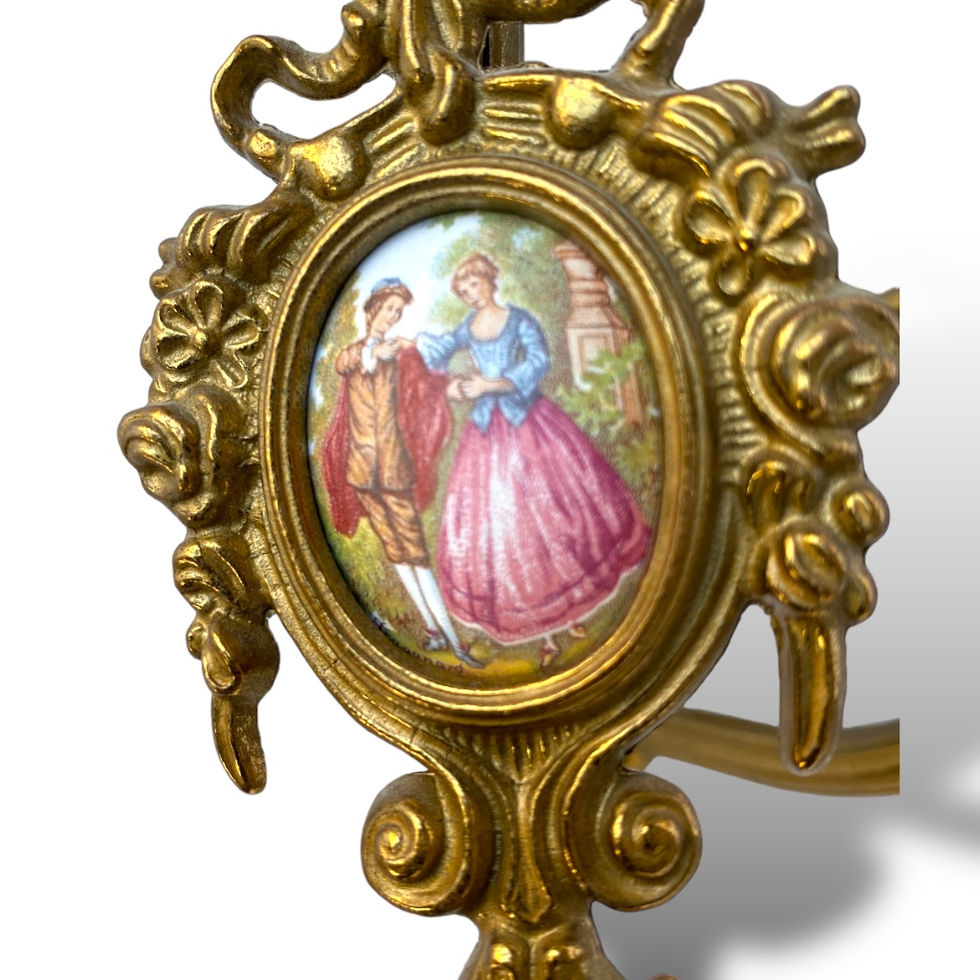Rococo Style Italian Wall Sconces Pair Vintage