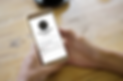 Phone graphic of SkinClin social media page and reviews