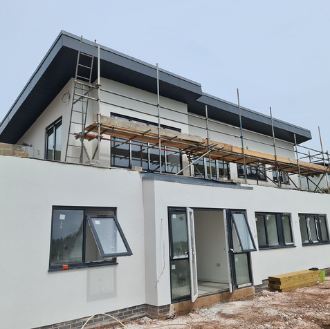 New house under construction