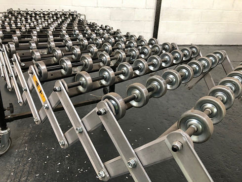 Part of a reconditioned conveyor system
