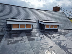 Pitched roof for a school