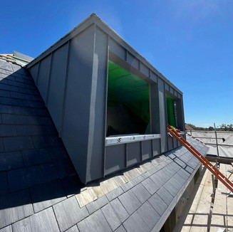 Dormer roof installation