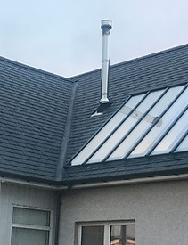 New roof installation