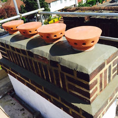 A chimney after chimney cleaning in West Sussex
