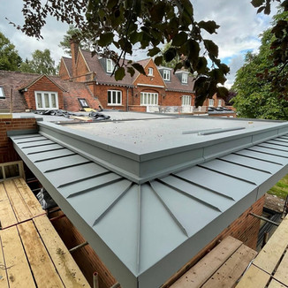 Metal roof installation