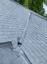 Corner of a golf club roof