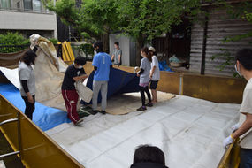 プールを設置しました