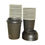 Miniatura: Copo De Papel Preto 270ml *biodegradável- Com Tampa - 100 Un