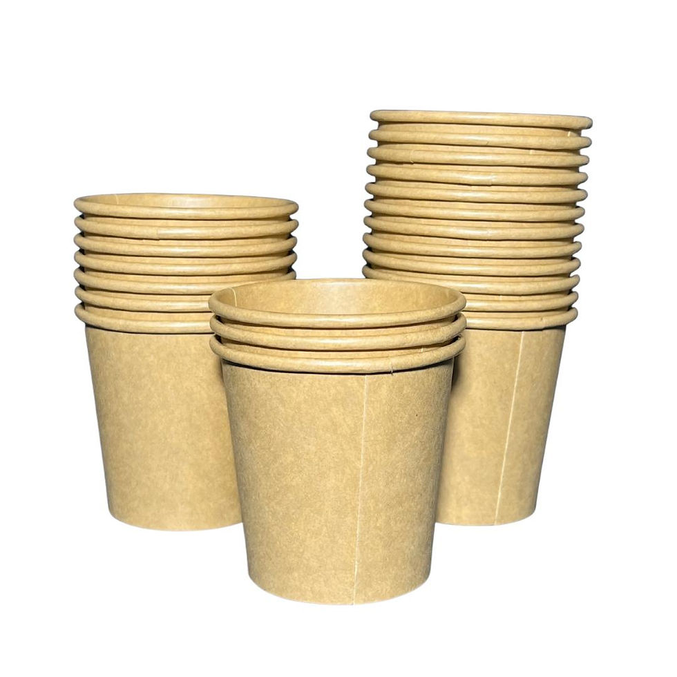 Miniatura: Copo De Papel Kraft 110ml *biodegradável - 500 Un