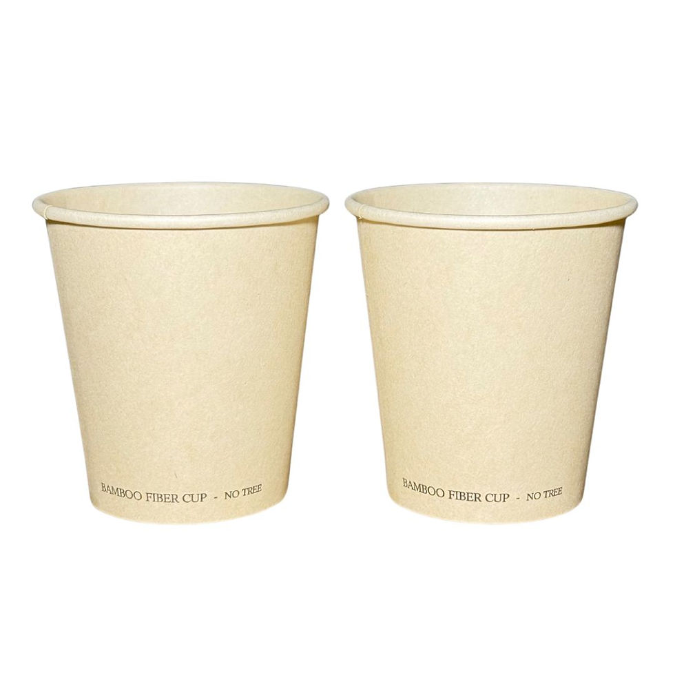 Copo De Papel Fibra De Bambu 200ml *biodegradável - 500 Un