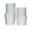 Miniatura: Pote Papel Branco Biodegradável 120ml Com Tampa - 800 Un