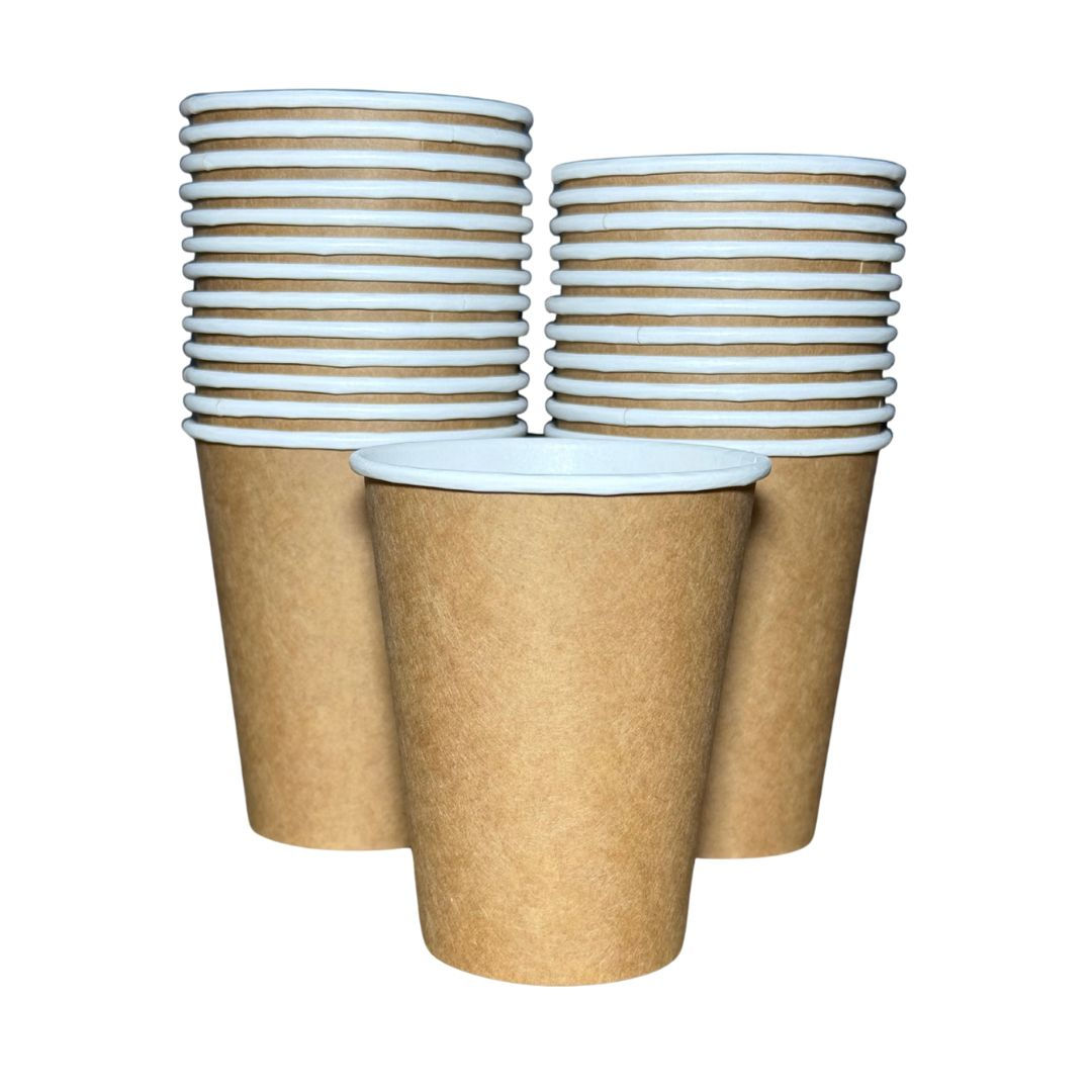 Copo De Papel Kraft 240ml *biodegradável - 50 Un