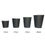 Miniatura: Copo De Papel Preto 200ml *biodegradável - 250 Un