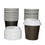 Miniatura: Copo De Papel Preto 110ml *biodegradável- Com Tampa - 100 Un