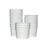 Miniatura: Pote Papel Branco Biodegradável 120ml Com Tampa - 800 Un