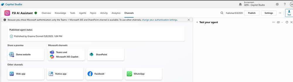 We need to talk about... Copilot Studio... Publish to WhatsApp We need to talk about... Copilot Studio... Publish to WhatsApp