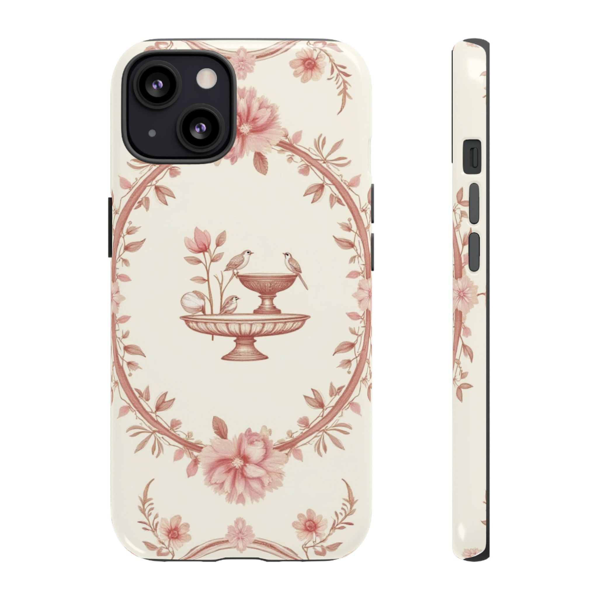 Vintage Floral Fountain Tough Phone Case