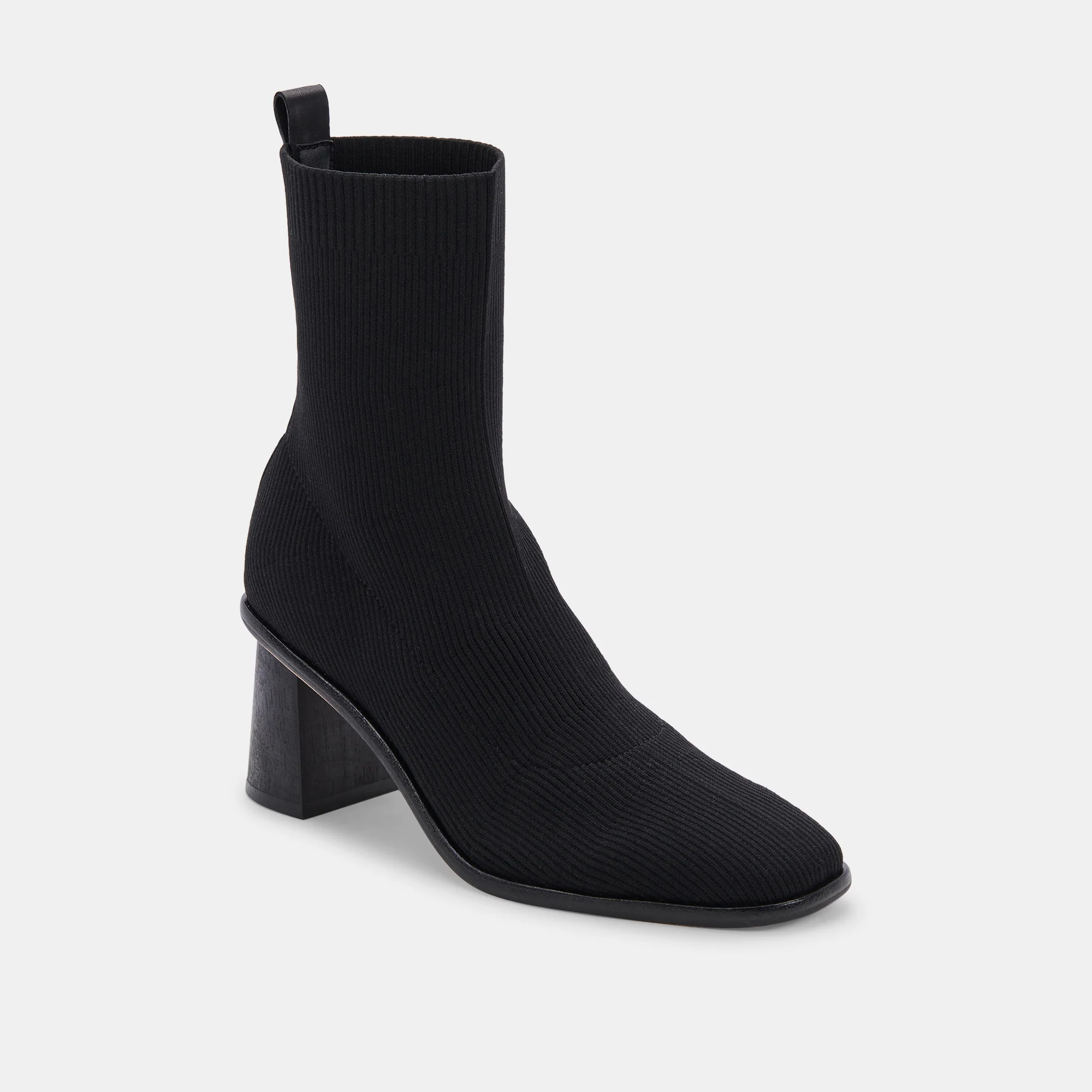 black sock booties