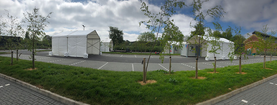 temporary testing structures