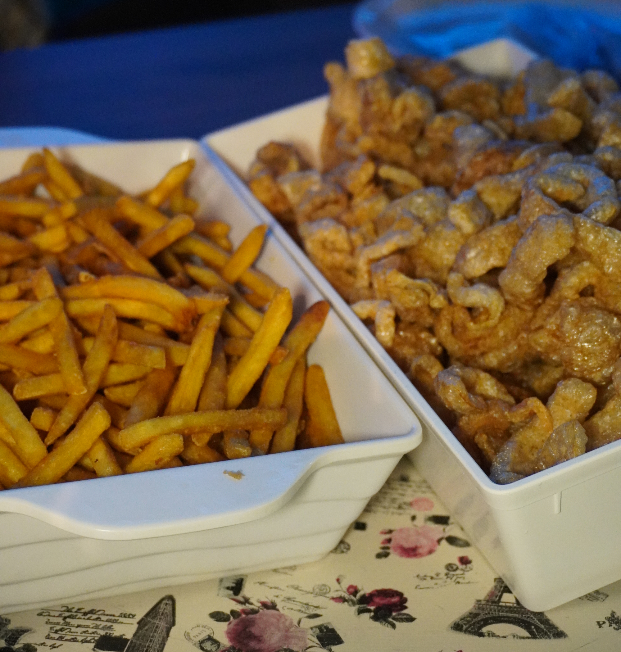 Arranged Food and Objects