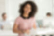 Happy confident african american busines