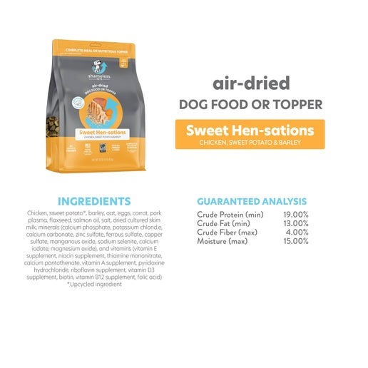 Thumbnail: Sweet Hen-sations Air-Dried Dog Complete & Balanced Topper
