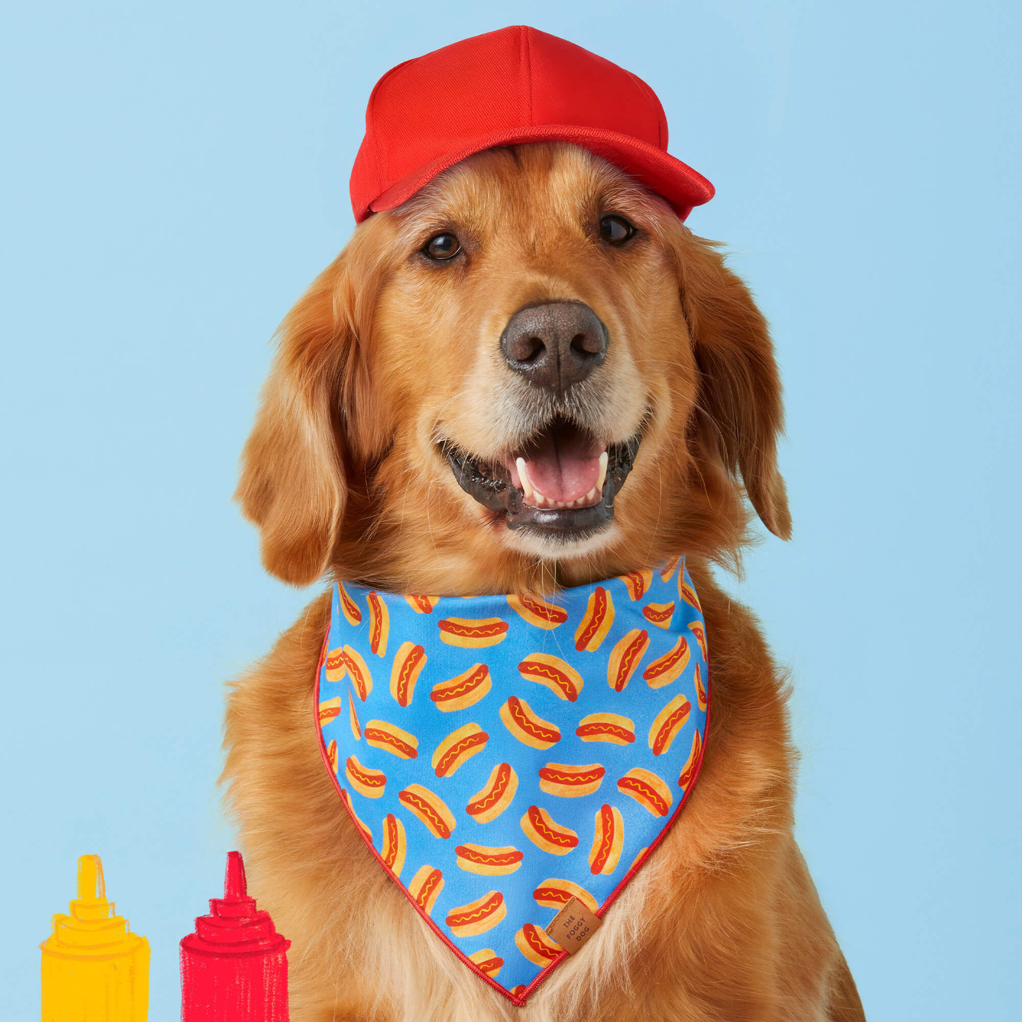 Hot Diggity Dog Summer Bandana