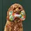 Thumbnail: Rifle Paper Co. x TFD Garden Party Dog Bone Squeaky Toy