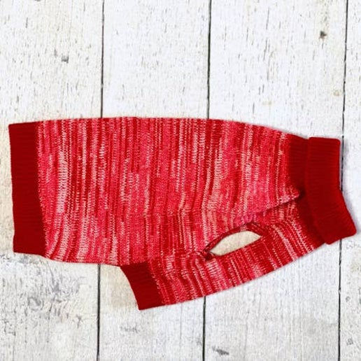 Thumbnail: Red Twist Dye Sweater