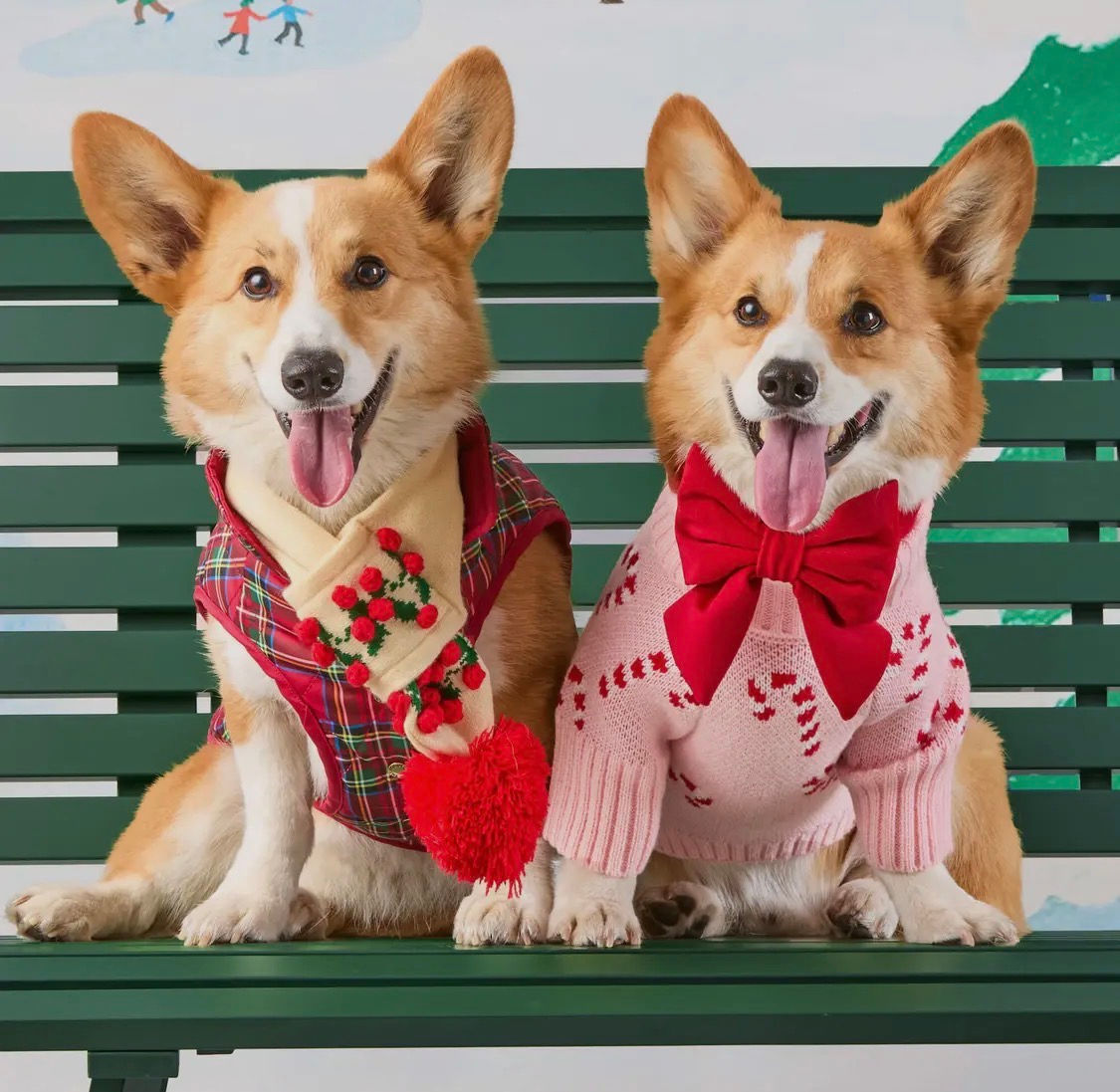 Pink Candy Canes Dog Sweater