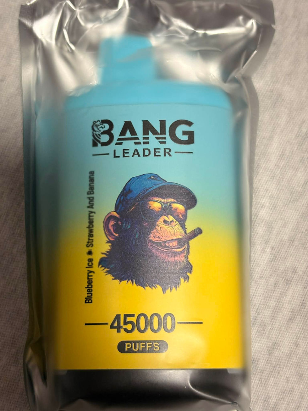 Miniature : Vapoteuse jetable – Framboise bleue glacée & Fraise banane 🔵❄️🍓🍌