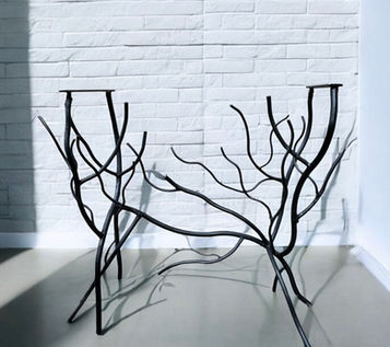 Cabin furniture, branch table, metal console , hall table