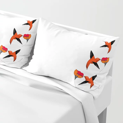 Funda de almohada Picaflor