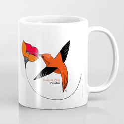 Taza Picaflor Amapola