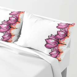 Funda de almohada Magnolias Vertical
