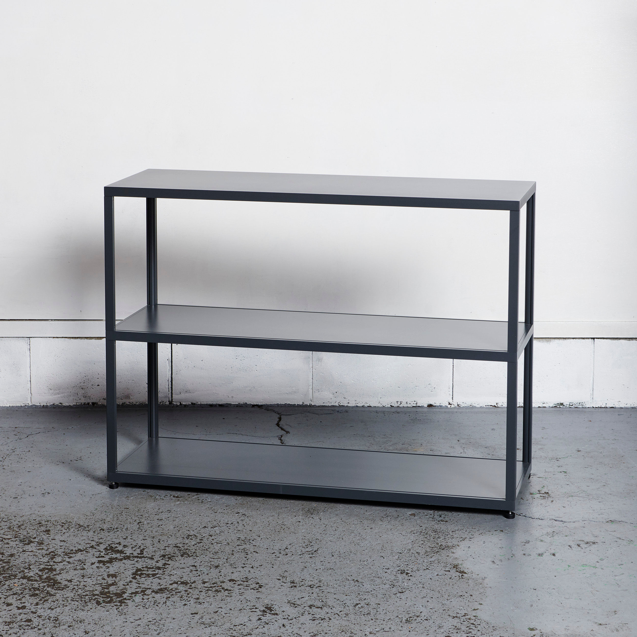 スチールラック ダークグレー