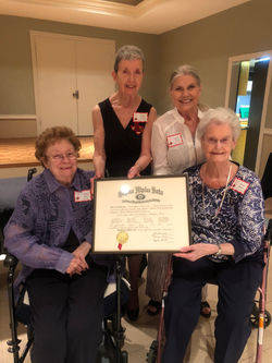 Arlington Alumnae charter members with our charter