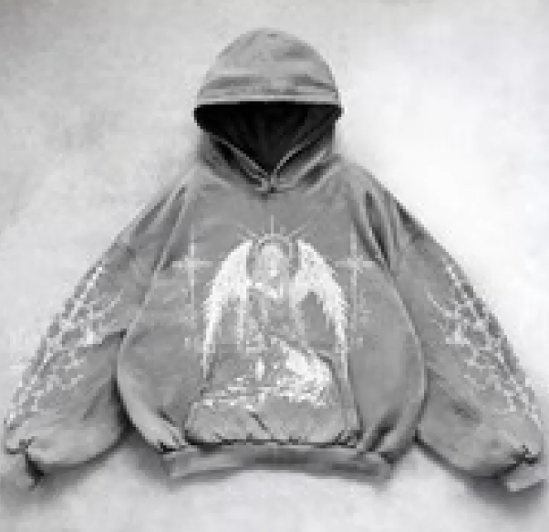 Thumbnail: Hooded Printed Hip Hop Y2G Streetwear Sweatshirt
